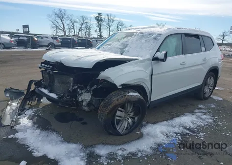2019 Volkswagen Atlas 3.6L V6 Se W/Technology from USA, damaged, VIN 1V2UR2CA3KC607033
